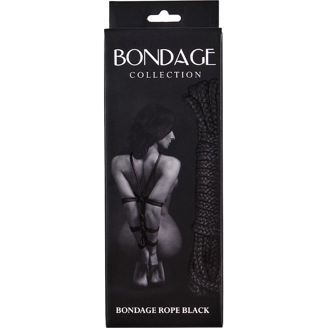 Черная веревка Bondage Collection Black - 9 м - Bondage Collection. Фотография 3.