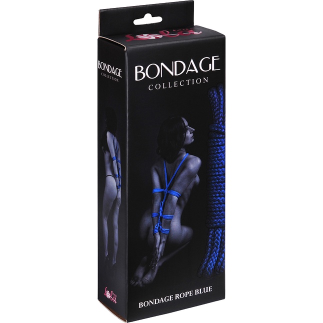 Синяя веревка Bondage Collection Blue - 9 м - Bondage Collection. Фотография 2.