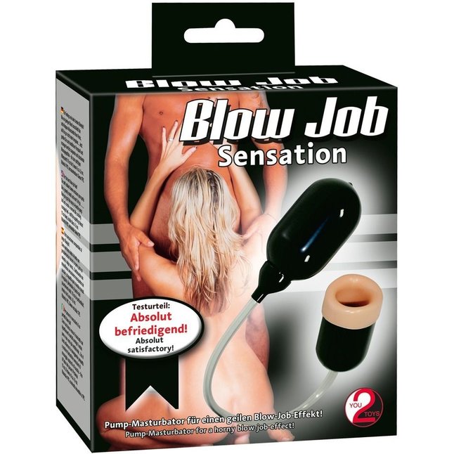 Вакуумный мастурбатор-ротик Blow Job Sensation - 10 см - You2Toys. Фотография 4.