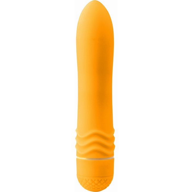 Вибратор Neon Luv Touch Wave Orange - 19 см - Neon Luv Touch
