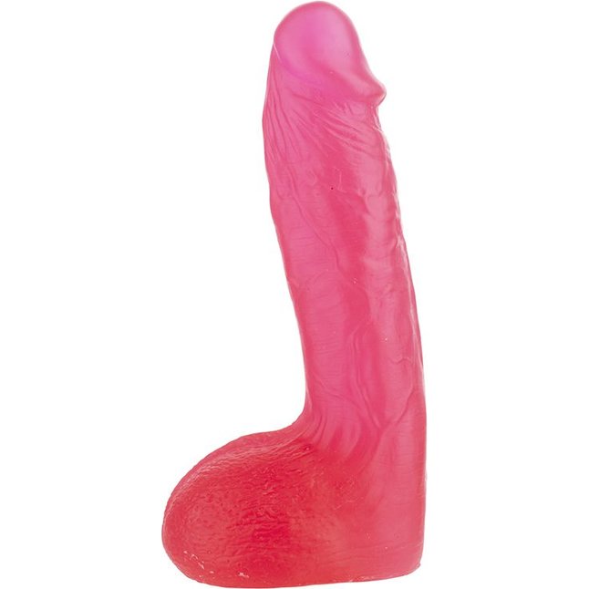 Розовый фаллоимитатор XSKIN 7 PVC DONG - 18 см - X-Skin