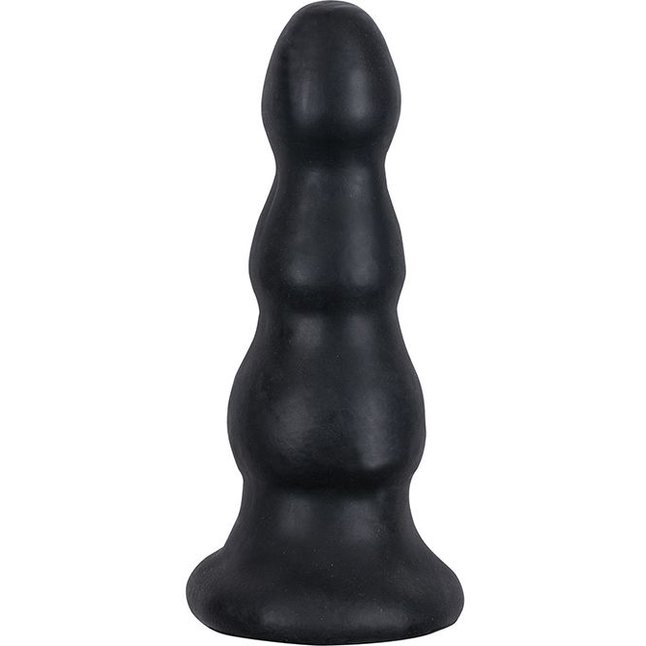 Гигантская чёрная анальная ёлочка MENZSTUFF IMMENSE STOPPER - 32,5 см - MenzStuff
