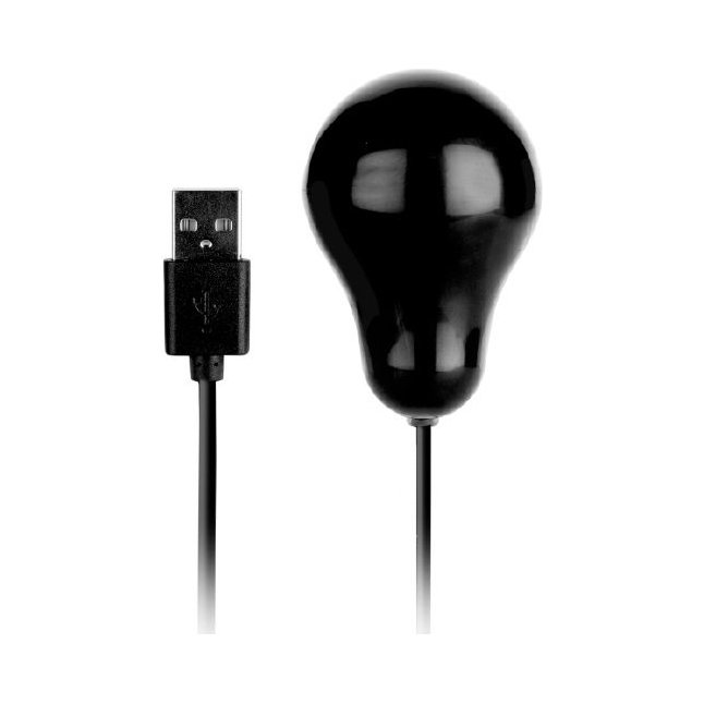 Чёрный вибростимулятор с питанием от USB-порта LET US-B BULLET EXTRA LARGE BLACK - Let Us-b