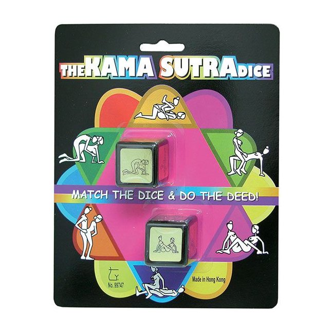 Кубики с позами THE KAMA SUTRA DICE. Фотография 2.