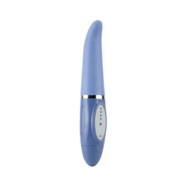 Фиолетовый вибромассажёр Touch Sensor Silk Tip - 20 см. Фотография 2.