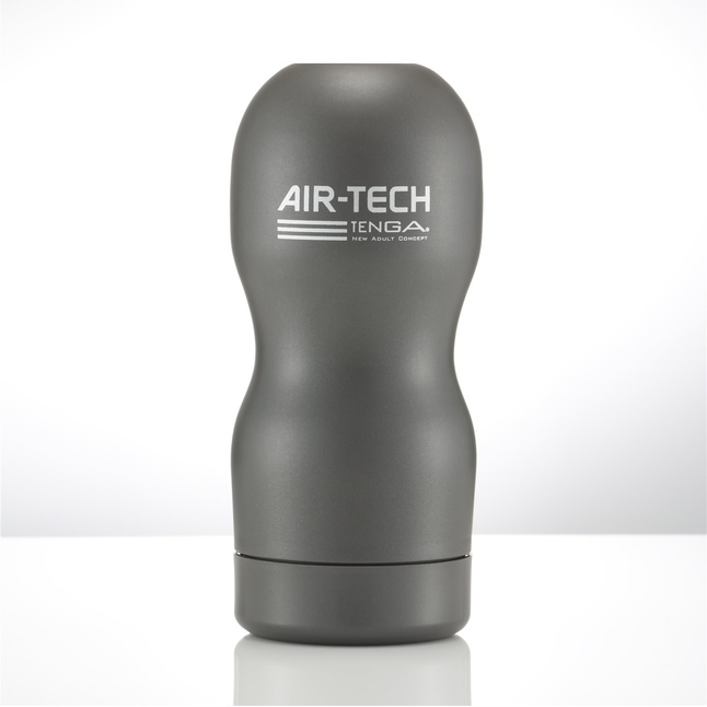 Серый мастурбатор Reusable Vacuum CUP ULTRA - AIR-TECH Series. Фотография 5.
