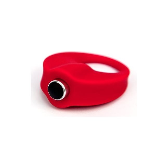 Красное эрекционное кольцо с вибрацией TLC CaliberVibrating Silicone Cock Ring - TLC