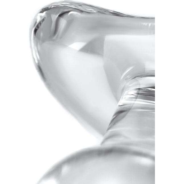 Прозрачная стеклянная анальная пробка - 11,5 см - Sexus Glass. Фотография 4.