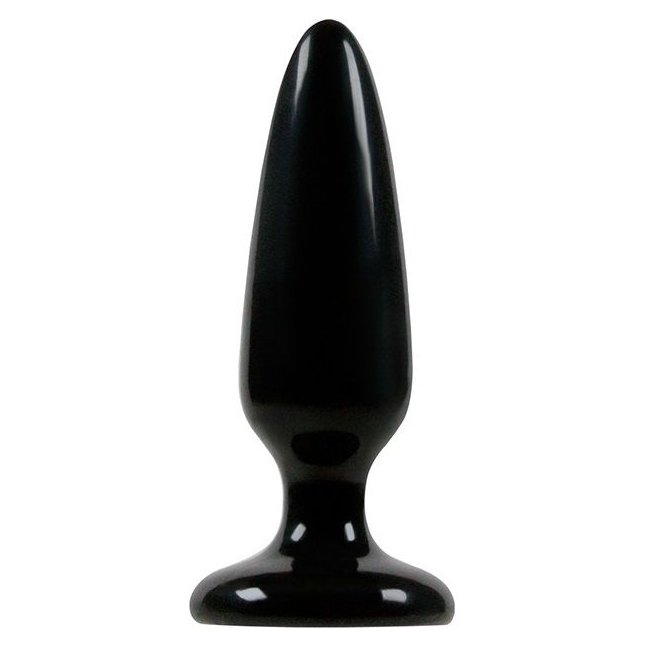 Малая чёрная анальная пробка Jelly Rancher Pleasure Plug Small - 10,2 см - Jelly Rancher. Фотография 2.