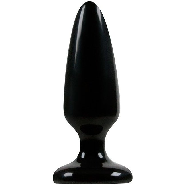 Средняя черная анальная пробка Jelly Rancher Pleasure Plug Medium - 12,7 см - Jelly Rancher. Фотография 2.