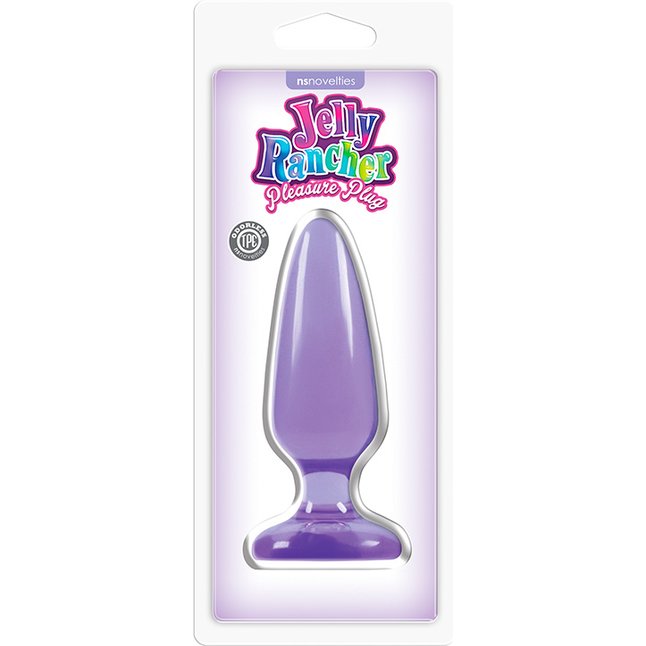 Фиолетовая средняя анальная пробка Jelly Rancher Pleasure Plug Medium - 12,7 см - Jelly Rancher