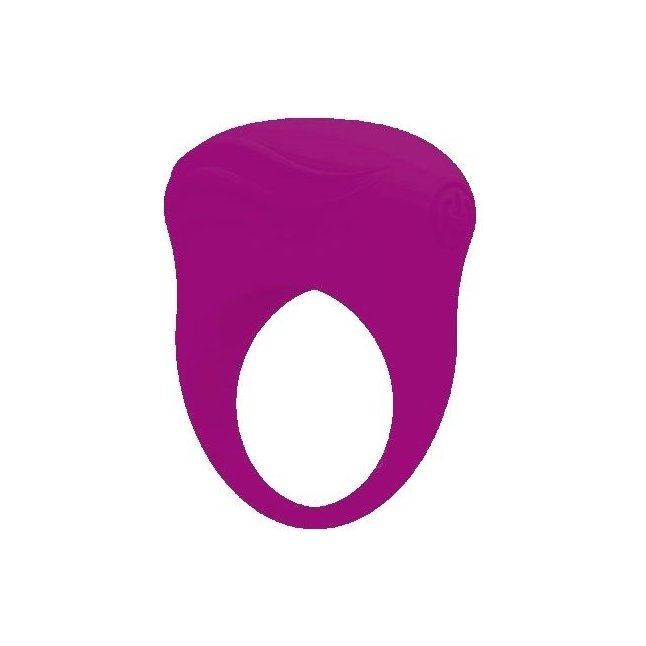 Фиолетовое вибрирующее эрекционное кольцо Bertram - Pretty Love