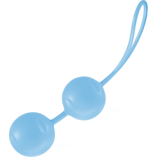 Голубые матовые вагинальные шарики Joyballs