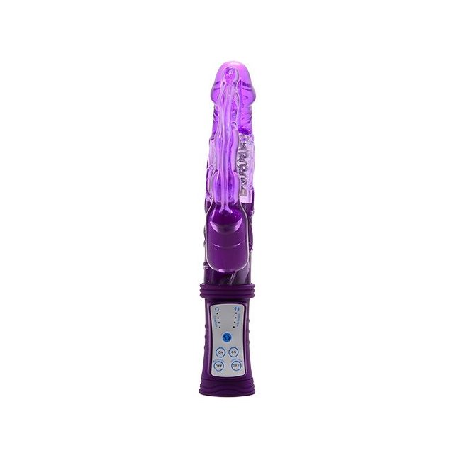 Фиолетовый анально-вагинальный вибратор MAGIC TALES MAGIC SPHERES RABBIT - 21,5 см - Magic tales. Фотография 2.
