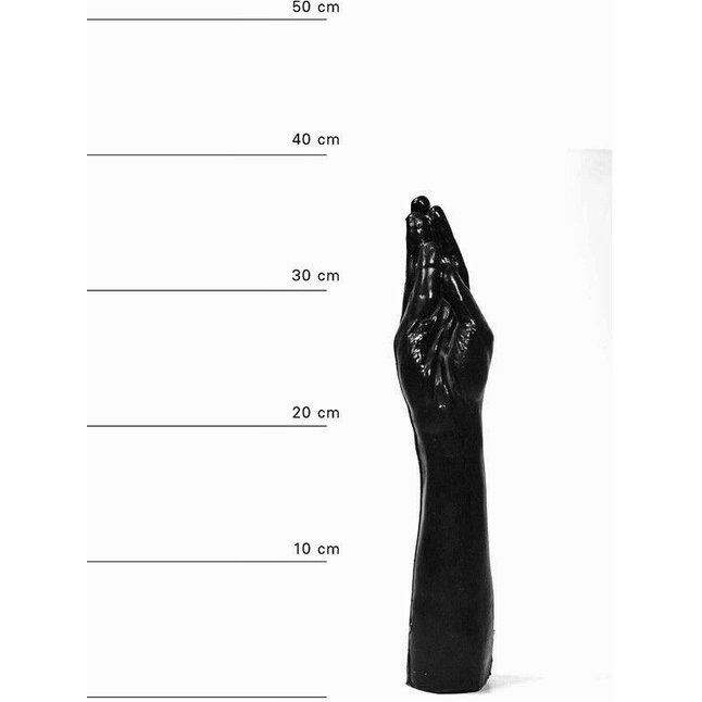 Чёрная рука для фистинга - 37 см. Фотография 2.