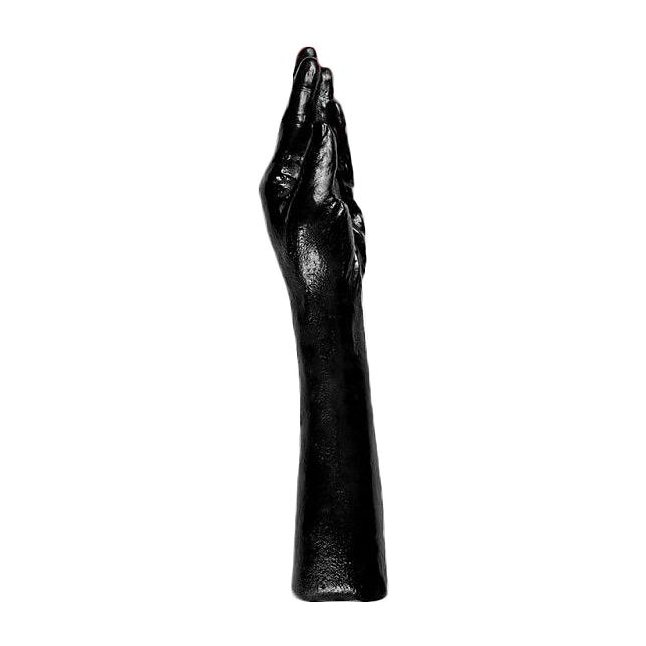 Чёрная рука для фистинга - 37 см