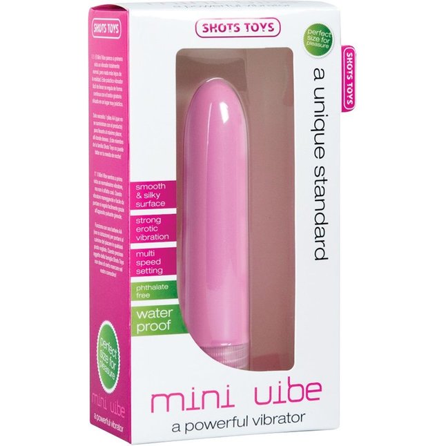 Розовый мини-вибратор Mini Vibe Pink - 12,3 см - Shots Toys. Фотография 2.