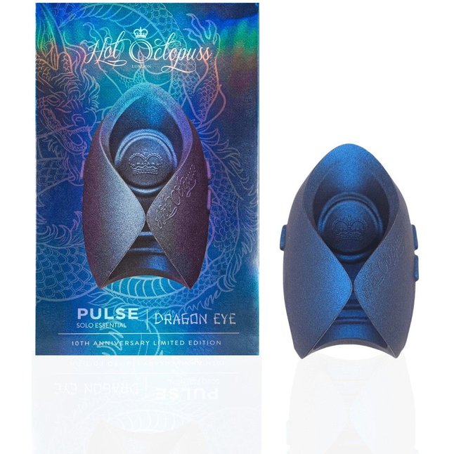 Синий инновационный мужской осциллятор Pulse Solo Essential Dragon Eye. Фотография 5.