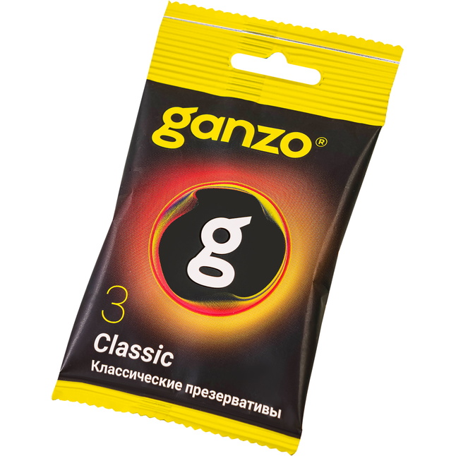 Классические презервативы Ganzo Classic в мягкой упаковке - 3 шт. Фотография 5.