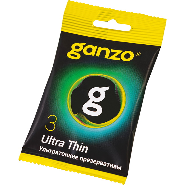 Ультратонкие презервативы Ganzo Ultra thin в мягкой упаковке - 3 шт. Фотография 5.