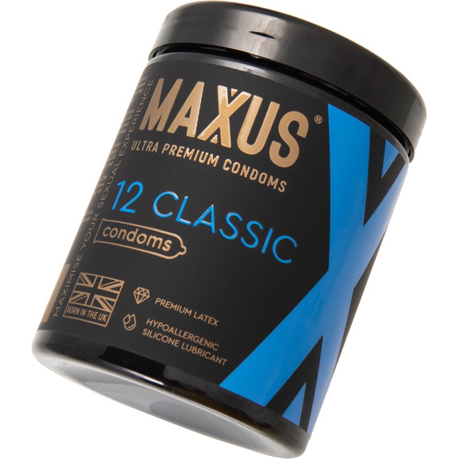 Классические презервативы MAXUS Classic - 12 шт. Фотография 2.