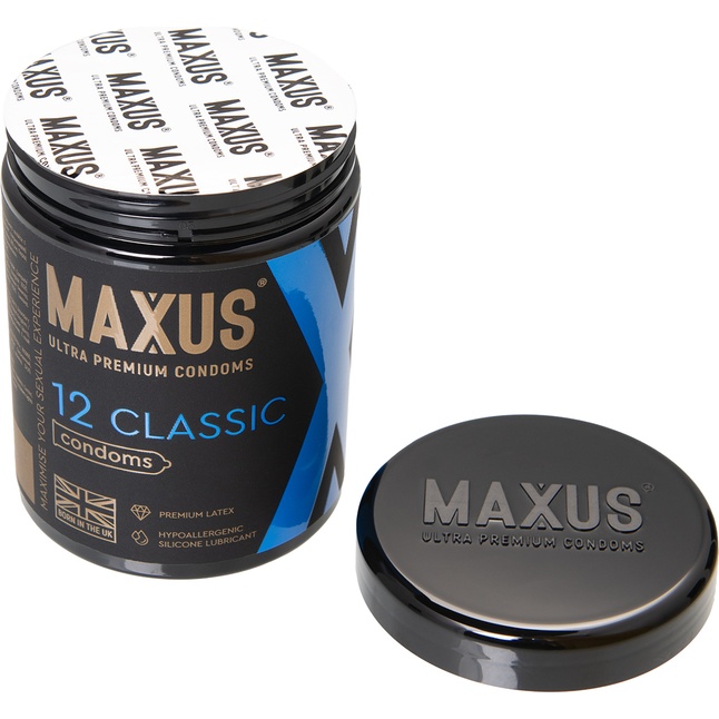 Классические презервативы MAXUS Classic - 12 шт. Фотография 3.