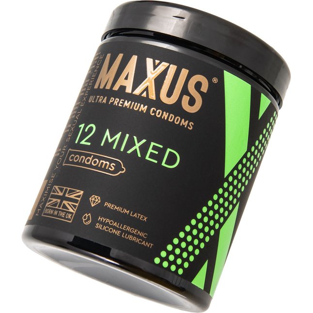 Презервативы MAXUS Mixed - 12 шт. Фотография 5.