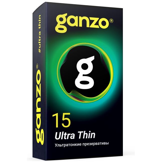 Прозрачные ультратонкие презервативы Ganzo Ultra thin - 15 шт. Фотография 3.