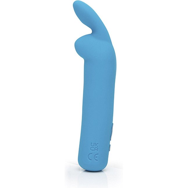 Голубая вибропуля с ушками Rechargeable Rabbit Ears Bullet Vibrator. Фотография 2.