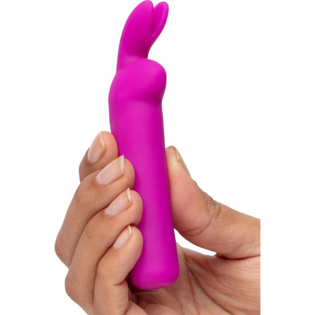 Лиловая вибропуля с ушками Rechargeable Rabbit Ears Bullet Vibrator. Фотография 3.