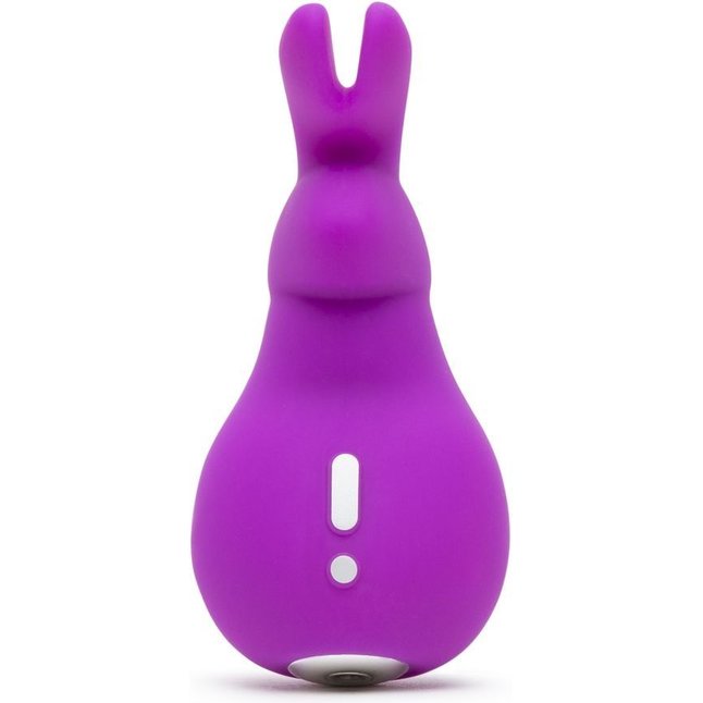 Фиолетовый клиторальный вибратор в форме зайчика. Фотография 2.