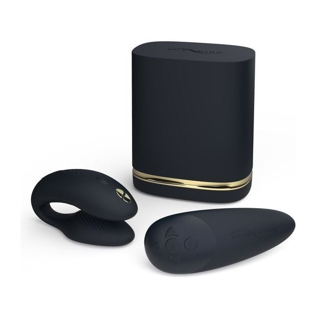 Набор для пар Golden Moments: Womanizer Premium 2 и We-Vibe Chorus. Фотография 3.