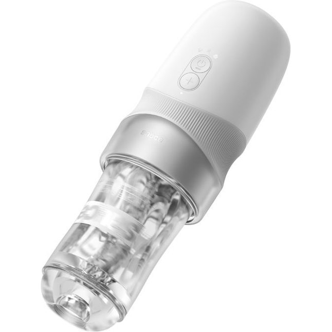 Белый автоматический мастурбатор Extra Sauce