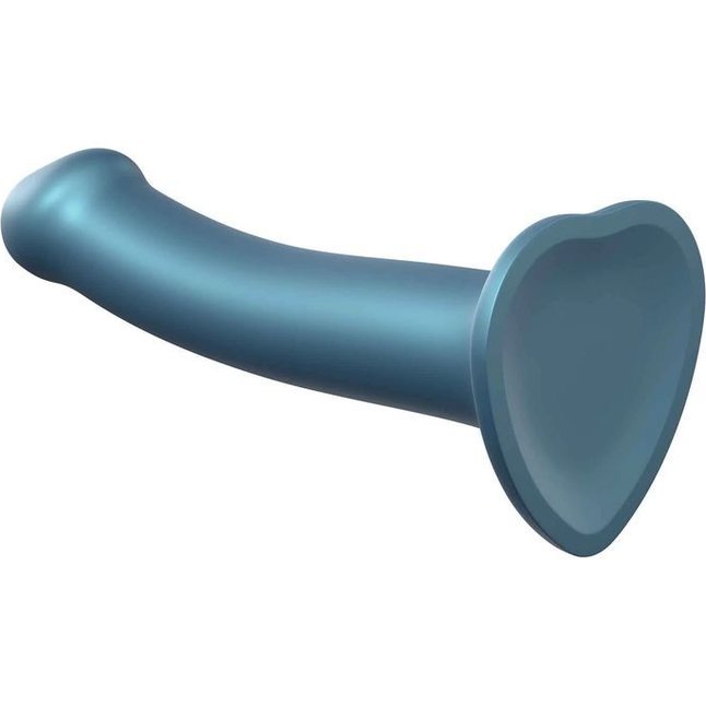 Голубой фаллоимитатор Mono Density Dildo Size M - 16 см. Фотография 2.