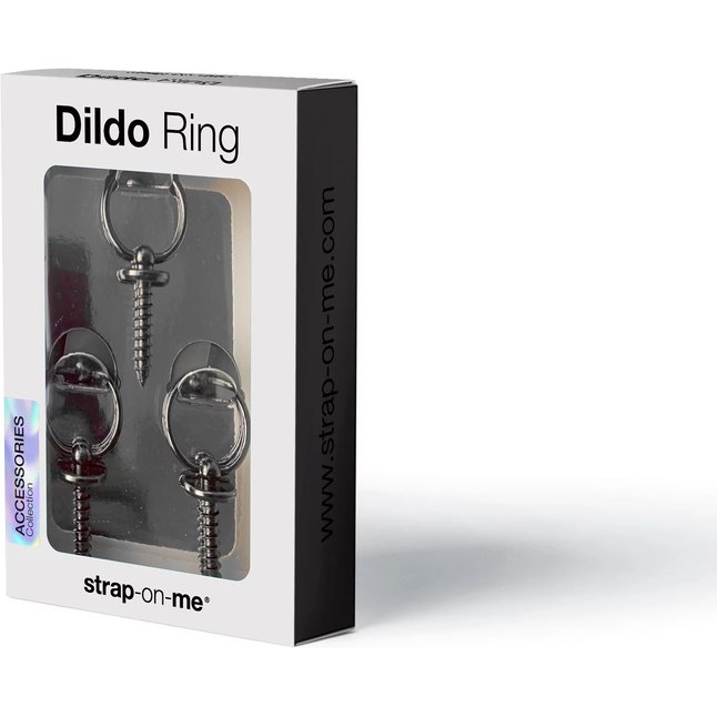 Набор из 3 колец Strap-On-Me Dildo Ring. Фотография 5.