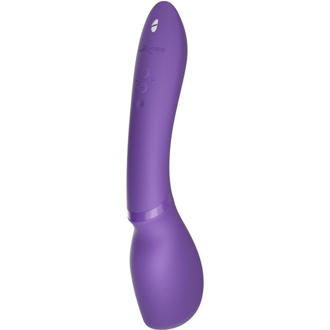 Фиолетовый жезловый вибратор We-Vibe Wand 2 - 27,3 см. Фотография 4.