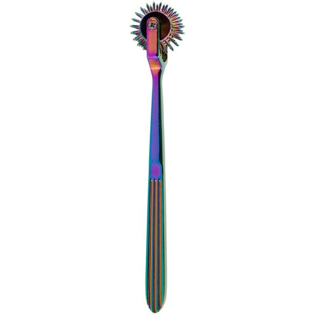 Радужное колесо Вартенберга Rainbow Triple Pinwheel - Fetish Collection