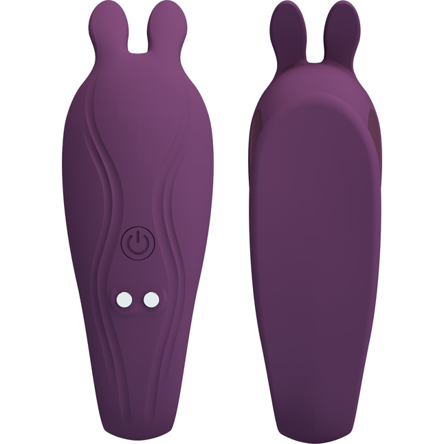 Фиолетовый вибратор для двоих Shey - Pretty Love. Фотография 6.