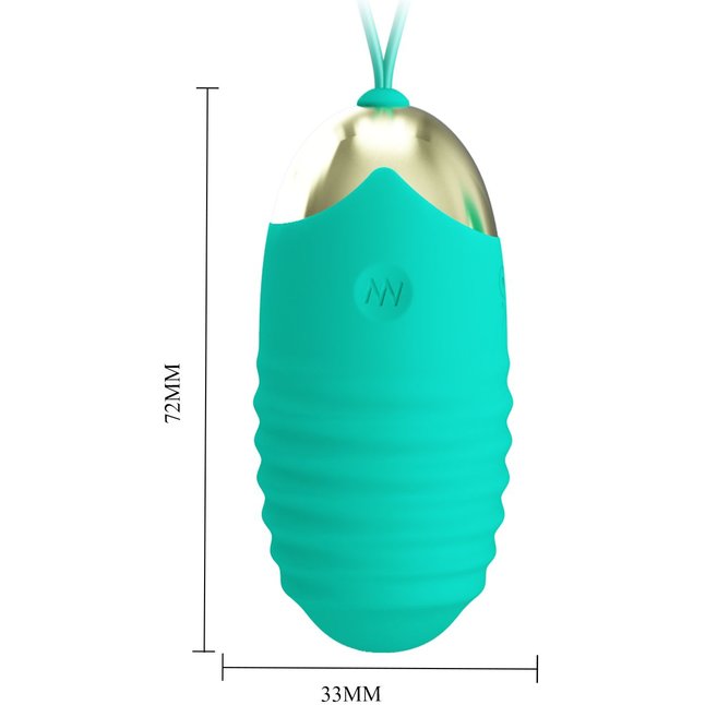 Зеленое виброяйцо Jessica с пультом ДУ - Pretty Love. Фотография 5.