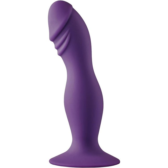 Фиолетовый фаллоимитатор Pleasure Dildo - 14,6 см - Flirts