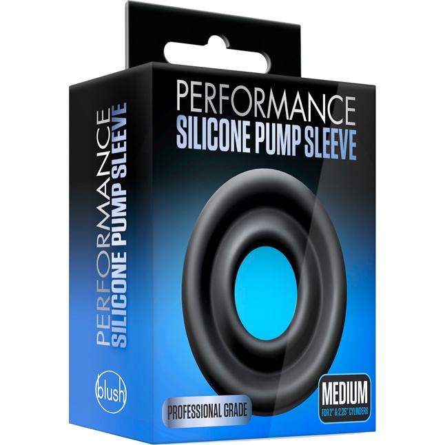 Черный уплотнитель на вакуумную помпу Silicone Pump Sleeve Medium - Performance. Фотография 3.