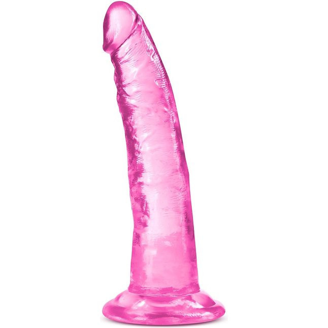 Розовый фаллоимитатор Lust N’ Thrust - 20,5 см - B Yours Plus