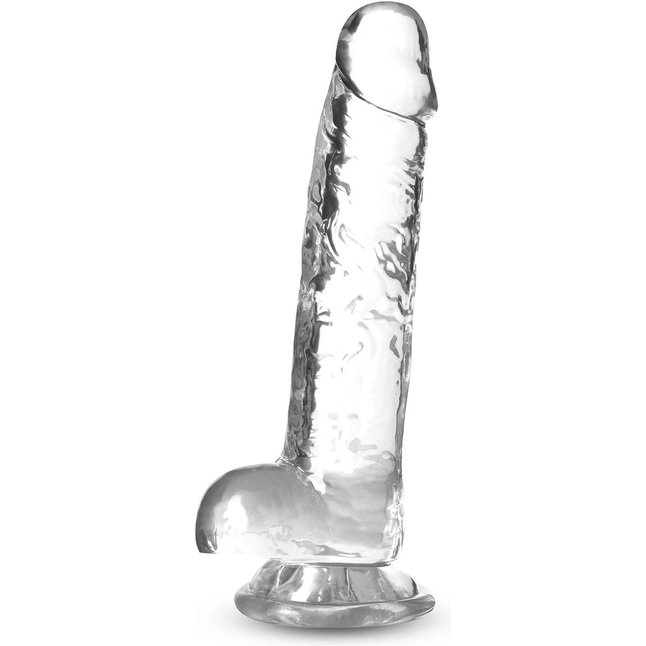 Прозрачный фаллоимитатор 7 Inch Crystalline Dildo - 17,7 см - Naturally Yours