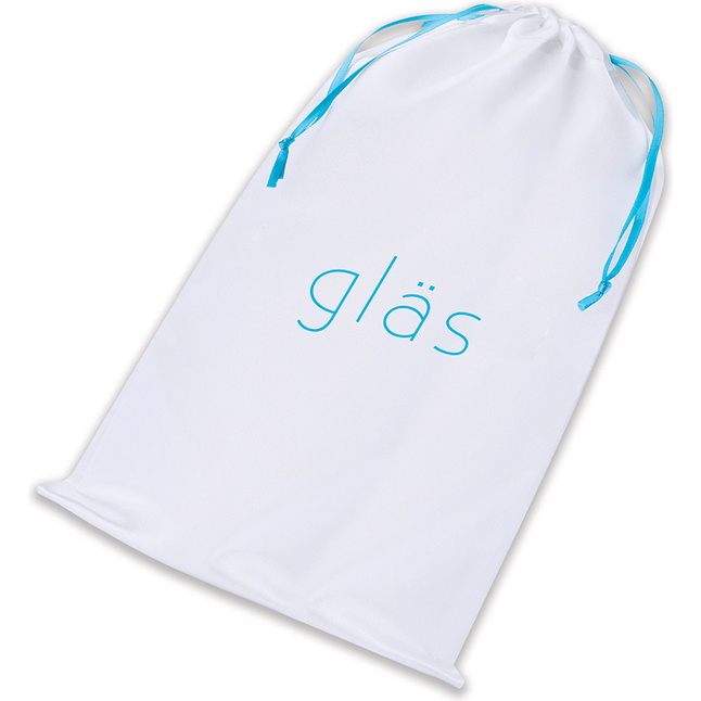 Стеклянный фаллоимитатор на подставке 7,5’’ Rideable Standing Glass Cock With Stability Base - 19 см. Фотография 7.