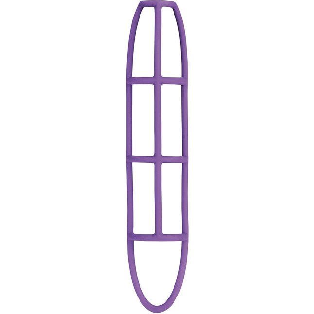 Фиолетовая насадка-сетка на пенис - Shots Toys