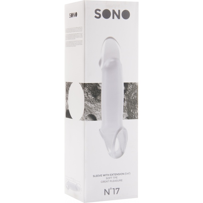 Прозрачная насадка на пенис SONO №17 - Sono. Фотография 2.