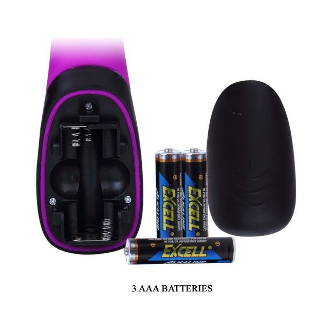 Водонепронецаемый фиолетовый вибромассажёр с технологией Air Pressure - 21 см - Pretty Love. Фотография 5.