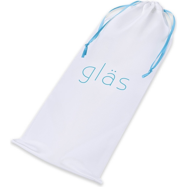 Прозрачный стеклянный фаллос для стимуляции точки G - 17 см. Фотография 5.
