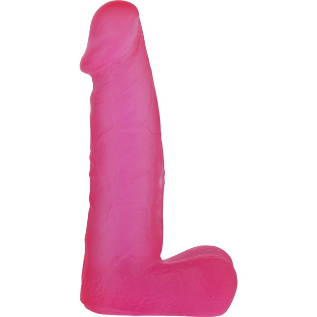 Розовый фаллоимитатор средних размеров XSKIN 6 PVC DONG - 15 см - X-Skin