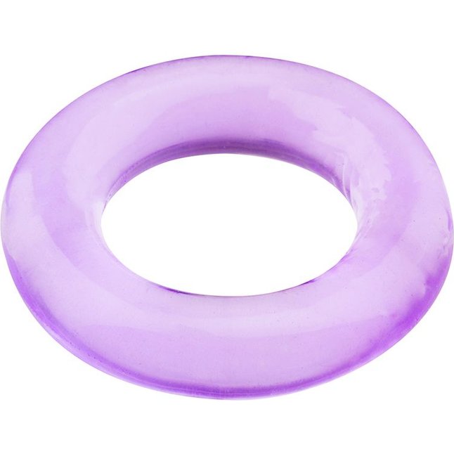 Фиолетовое эрекционное кольцо BASICX TPR COCKRING PURPLE 1INCH - BasicX